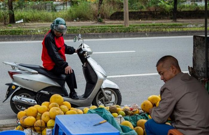 "Vương quốc" bưởi Diễn rộn ràng mùa thu hoạch bán Tết: Chủ vườn thu về tiền tỷ, ai ai cũng vui mừng - Ảnh 12.