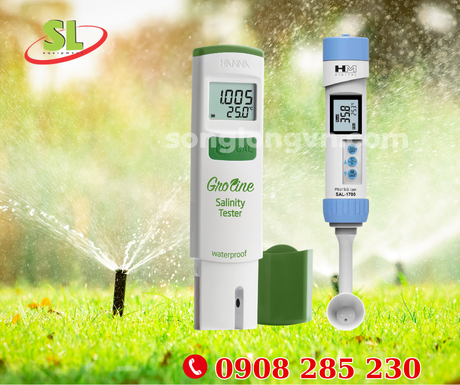 Bút đo độ mặn nước tưới cây
