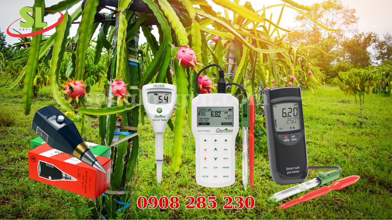 Các loại máy đo pH và độ ẩm trong đất