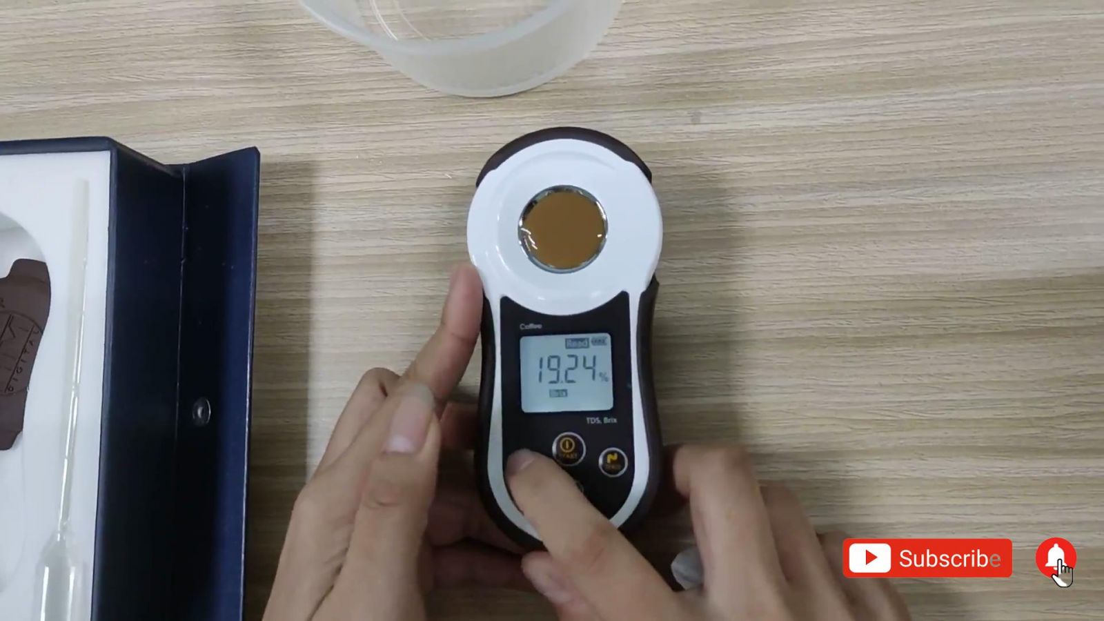 Máy đo độ ngọt và tds trong cà phê BTR-1000 HM Digital