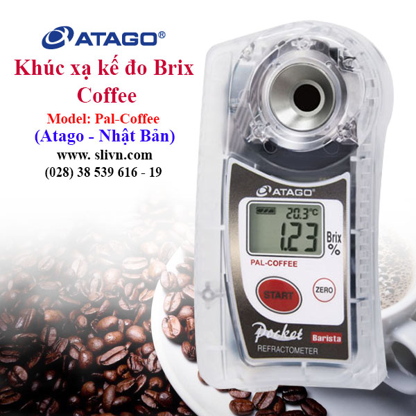 Khúc xạ kế đo độ ngọt ( brix) coffe pal coffe Atago Nhật Bản