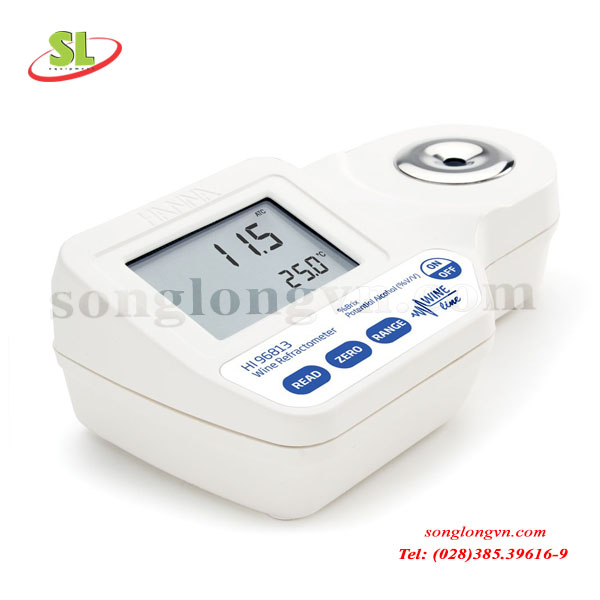 Khúc Xạ Kế Đo Đường Và Hàm Lượng Cồn Trong Rượu, Mứt Và Nước Ép HI96813 Hanna