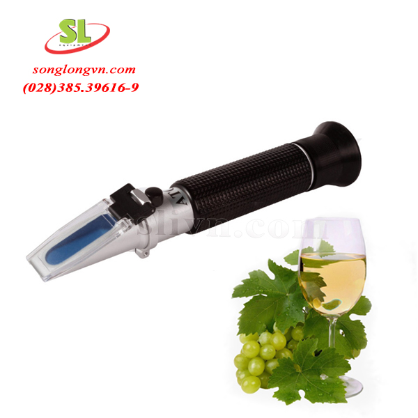 Khúc xạ kế đo thuỷ phần Rượu vang