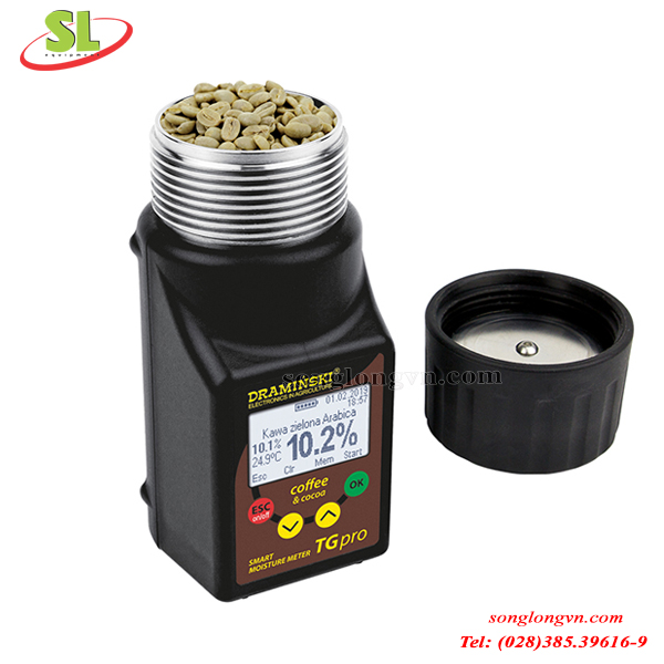 Máy đo độ ẩm cà phê và ca cao model TG Pro Coffee & Cocoa