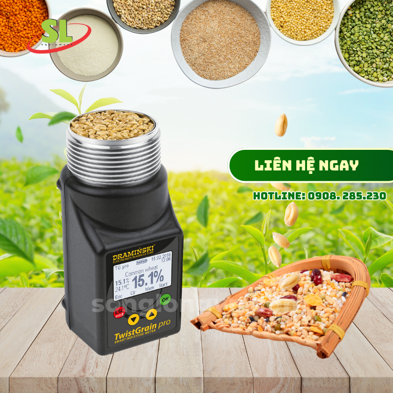 Máy đo độ ẩm nông sản, hạt ngũ cốc TwistGain Pro