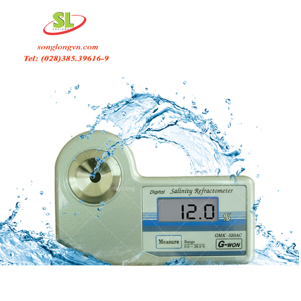 Máy đo độ mặn của nước muối, nước biển GMK-520AC (0-28%)