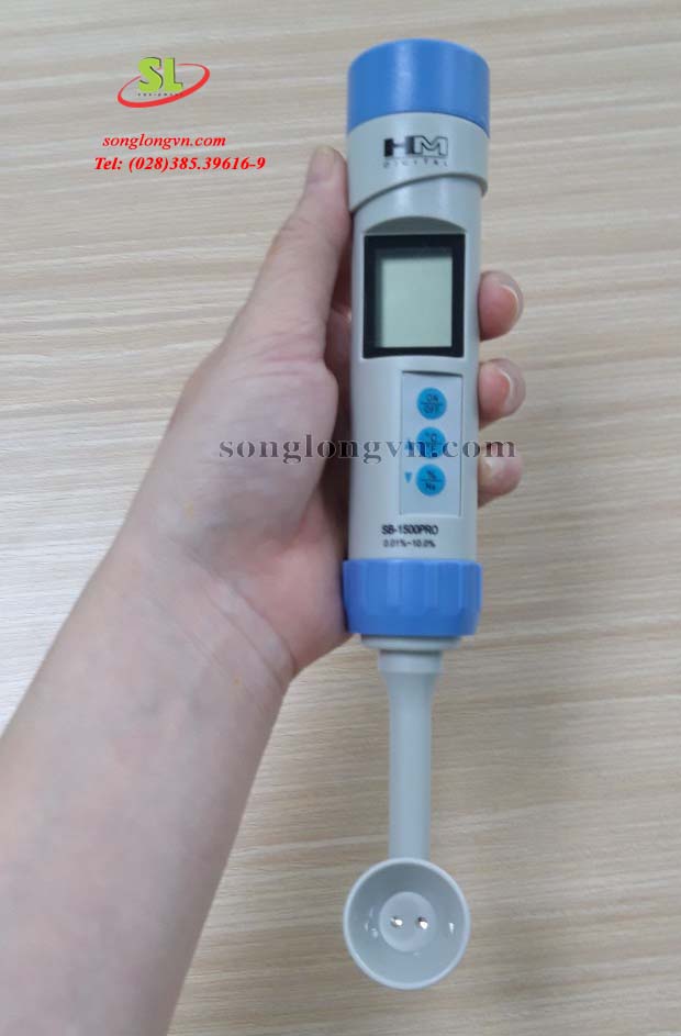 Khúc xạ kế đo độ mặn trong thực phẩm SB-1500PRO HM Digital