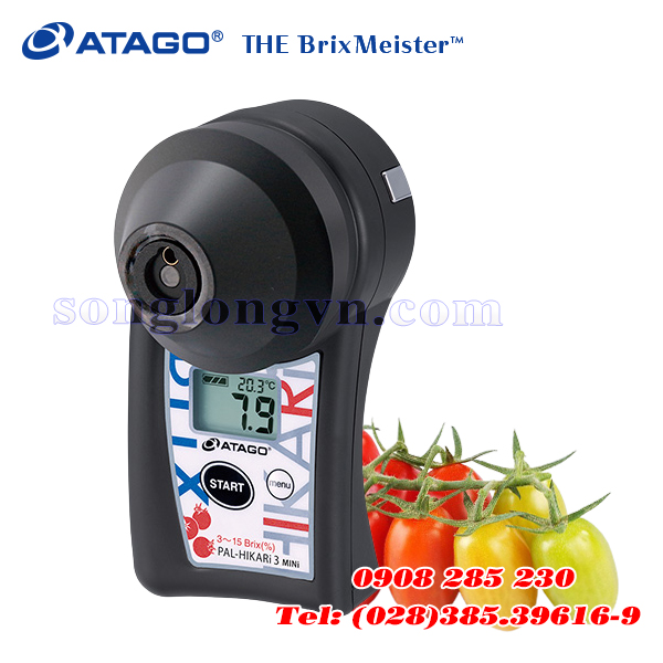 Máy Đo Độ Ngọt (Brix) Hồng Ngoại Điện Tử PAL-HIKARi 4 Dâu Tây (Starwberry) Atago