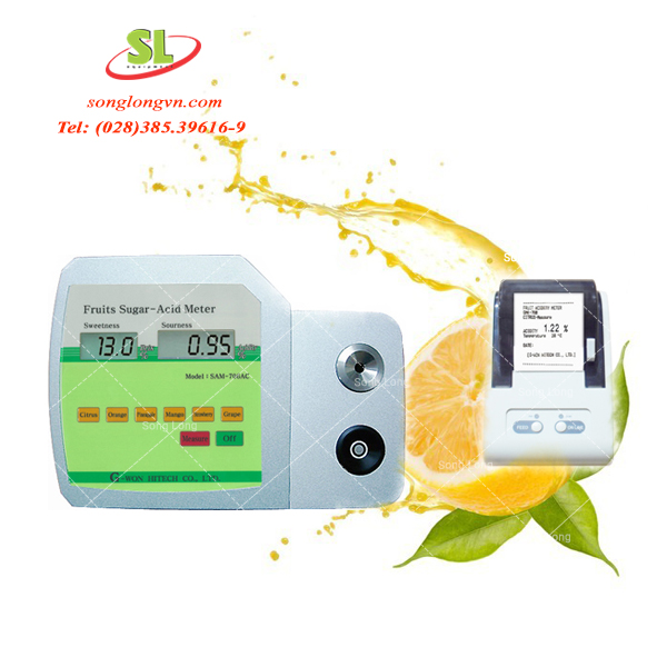 Máy đo độ ngọt và acid trái cây 6 chỉ tiêu GMK-706AC G-Won