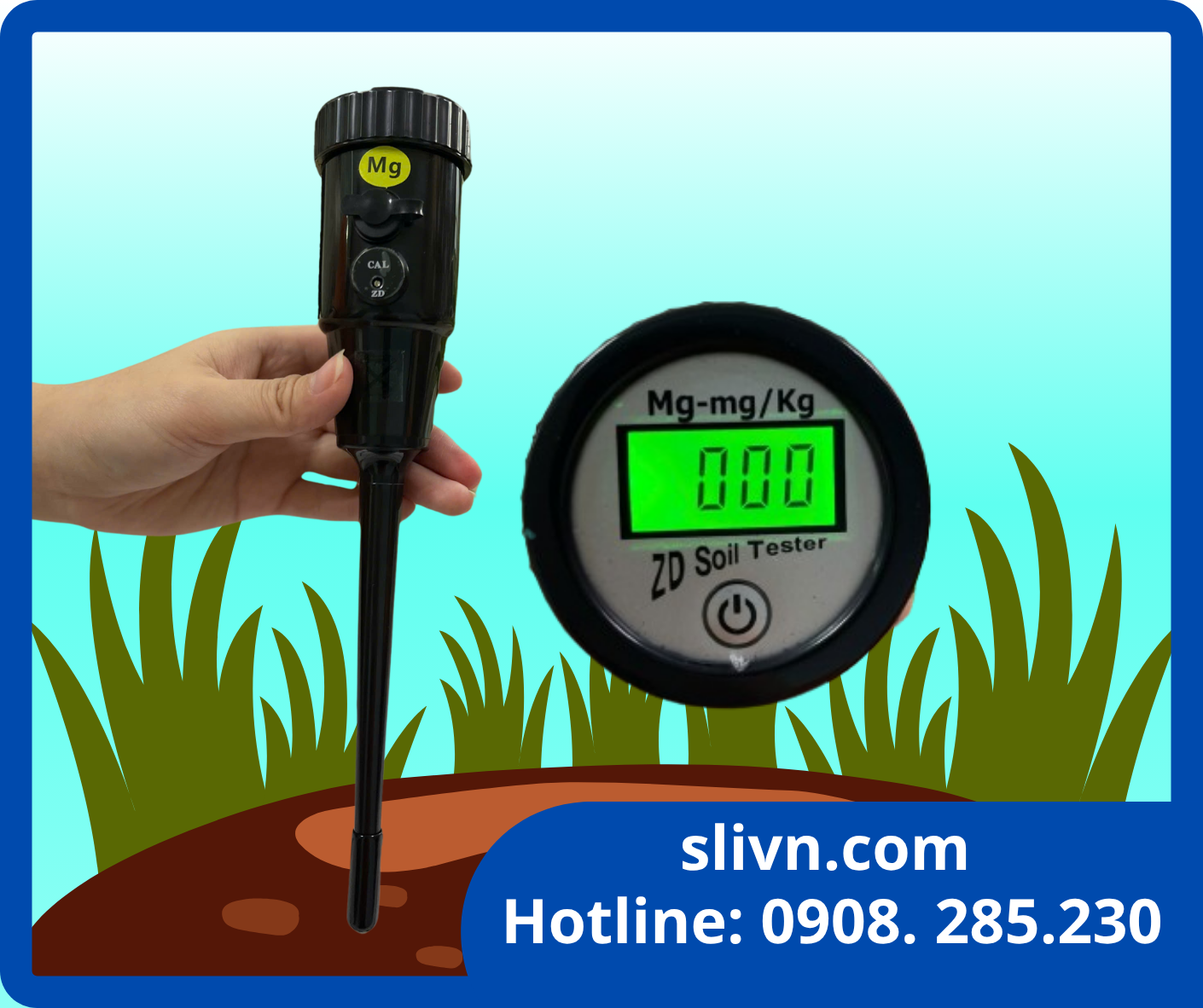 Máy đo Maige trong đất