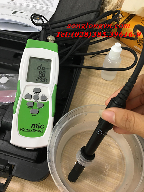 Máy đo oxy hòa tan nhiệt độ trong nước 98719gt Mic chính hãng 