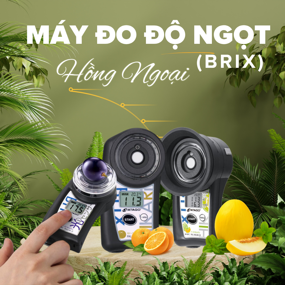 Máy đo độ ngọt (brix) điện tử dạng hồng ngoại