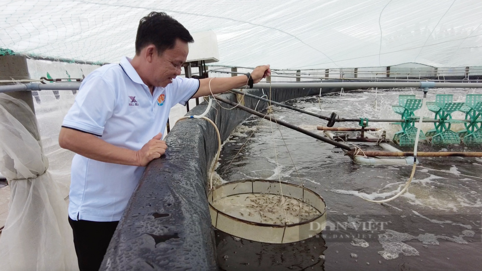 Nuôi tôm công nghệ cao lãi tiền tỷ mỗi năm, nông dân Trà Vinh trở thành nông dân Việt Nam xuất sắc - Ảnh 1. Nuôi tôm công nghệ cao lãi tiền tỷ mỗi năm, nông dân Trà Vinh trở thành nông dân Việt Nam xuất sắc - Ảnh 1.