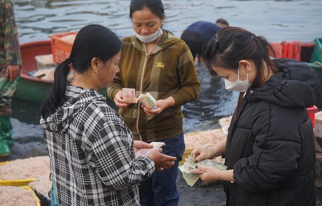Trúng đậm ruốc tép chỉ đi một đêm mỗi thuyền nhỏ của ngư dân Nghệ An thu về hàng chục triệu đồng - Ảnh 12.