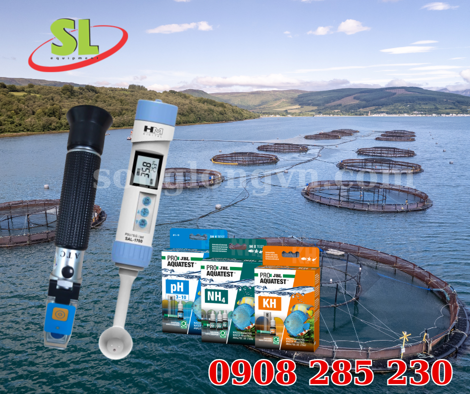 Các thiết bị dụng cụ đo độ mặn trong nước