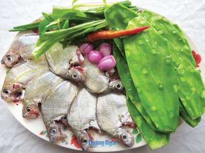 Đặc sản Quảng Ngãi có loại rau nhơn nhớt, nhai chưa kịp nuốt đã trôi tuột vào họng khiến bao người si mê