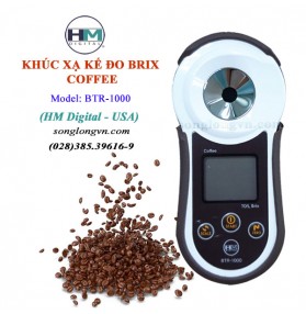 Khúc xạ kế đo độ ngọt (Brix) và TDS trong cà phê BTR-1000 HM Digital USA