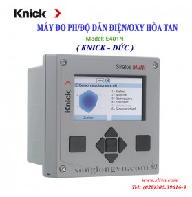 Thiết bị đo 2 chỉ tiêu đồng thời (PH/Độ dẫn điện/Oxy hòa tan) E401N - Knick